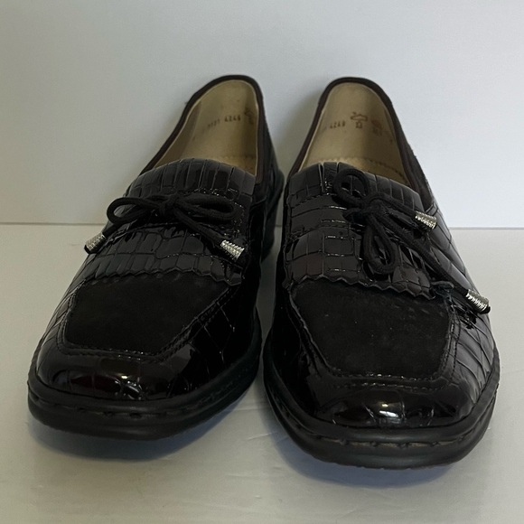 Ara Rachel Loafer Women’s 5 Brown Croc Texture Slip-on - Picture 6 of 13